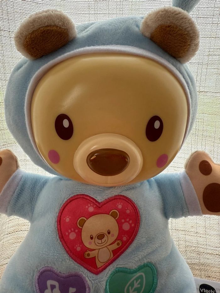 Léon mon lumi ourson veilleuse/peluche musicale Vtech - photo numéro 6