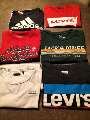 Lot de t-shirts MC 14 ans