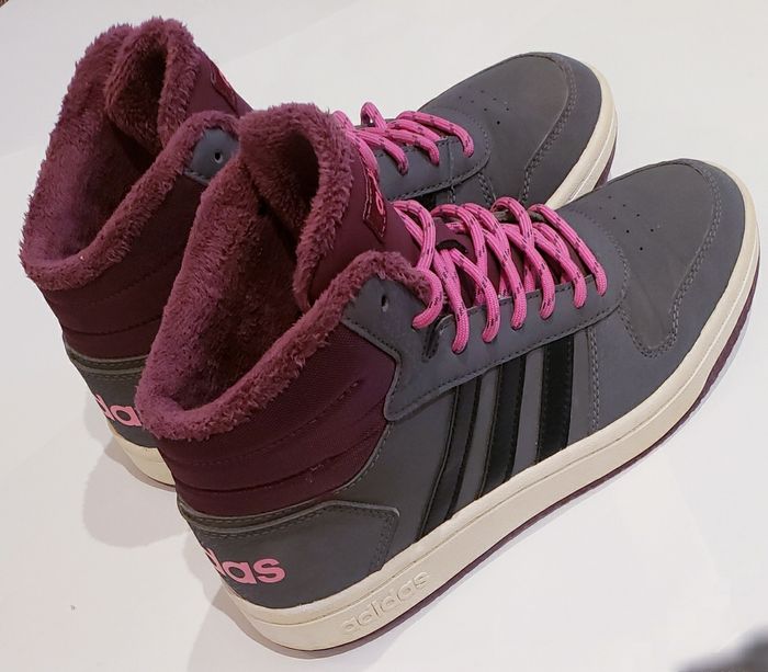 Adidas Hoops Mid Chaussures Isolées pour Femmes Taille 38 - photo numéro 8
