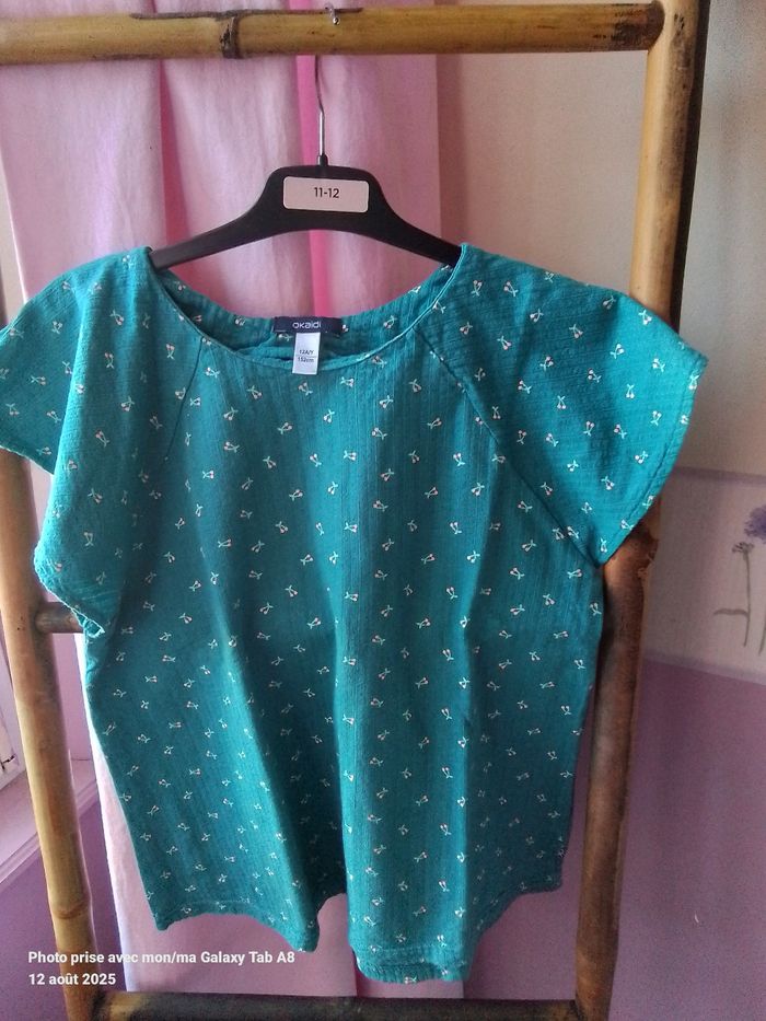 Lot 2 tee-shirts fille 12 ans - photo numéro 4