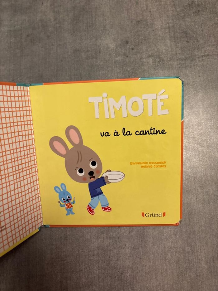 Livre timote va à la cantine - photo numéro 2