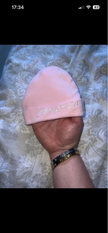 Bonnet j’aime ma maman bébé