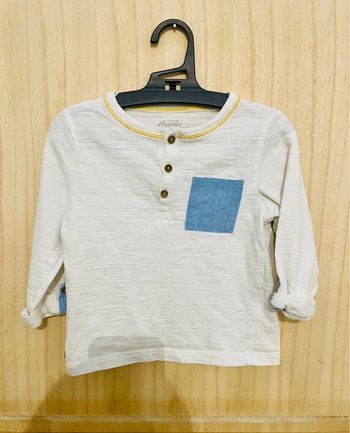 T-shirt manches longues ou 3/4 authentic quality creeks 24 mois