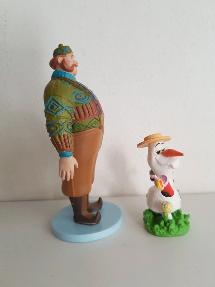 La reine des neiges figurines à collectionner Disney Olaf, Oaken - photo numéro 4