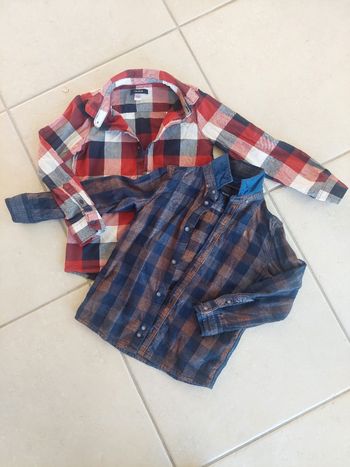 Lot de 2 chemises Okaidi 6 ans