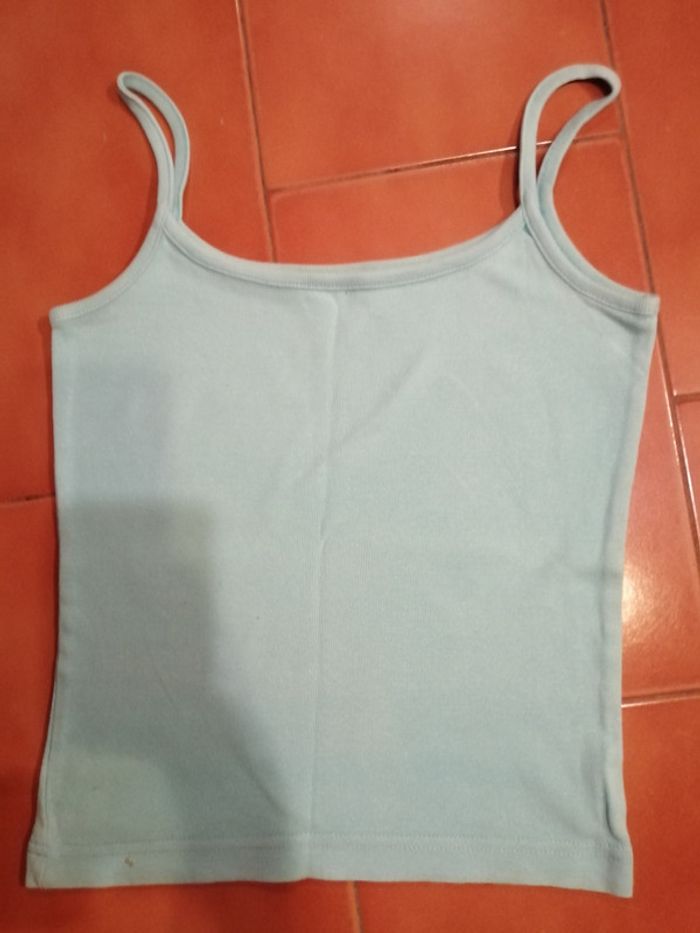 Débardeur turquoise Taille unique