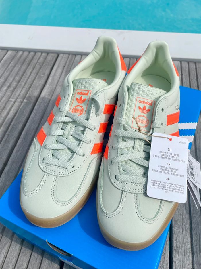 Adidas spezial gazelle orange / vert 37 - photo numéro 6