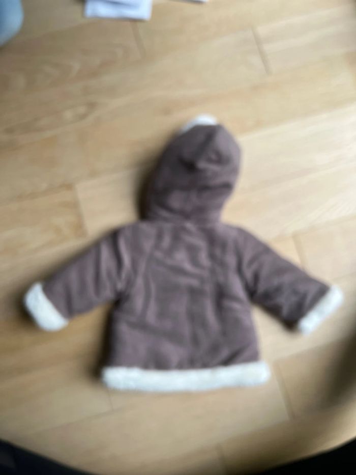 Manteau chaud kimbaloo 12 mois fille neuf avec etiquette - photo numéro 3