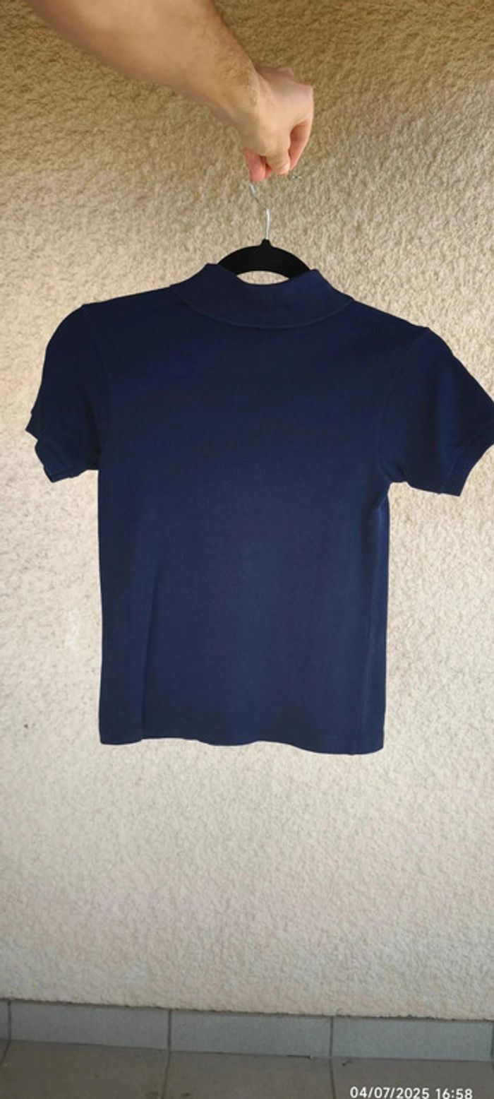 Polo Lacoste enfant Taille 8ans Bleu - photo numéro 3