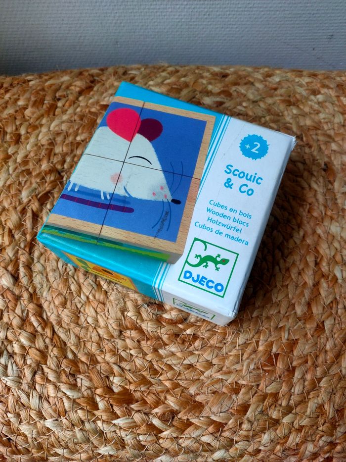 Cube en bois Djeco Scouic & Co