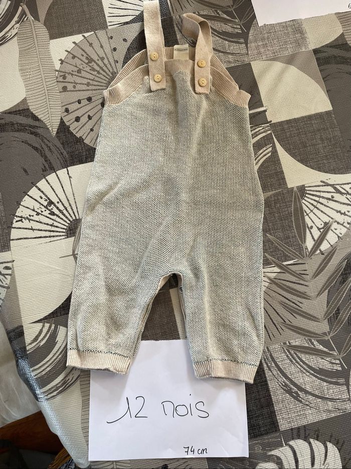Lot 2 salopettes 12mois