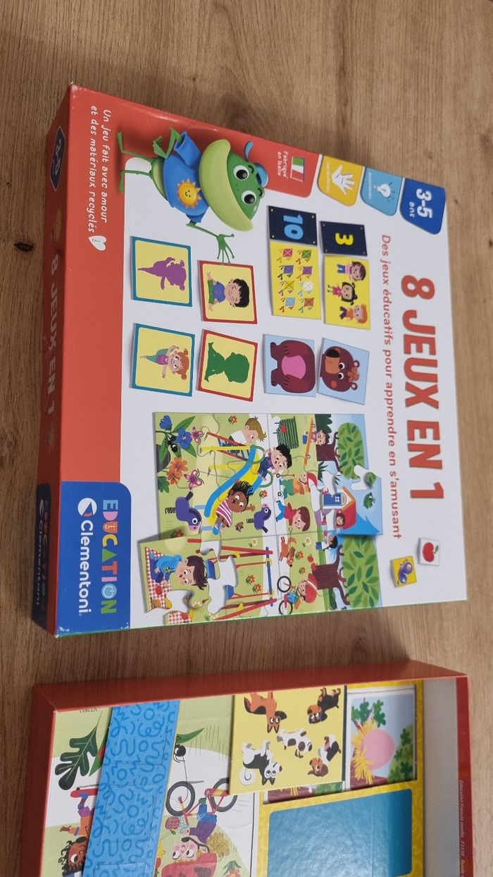 Jeu Clementoni 8 en 1 - éducatif 3-5 ans - neuf