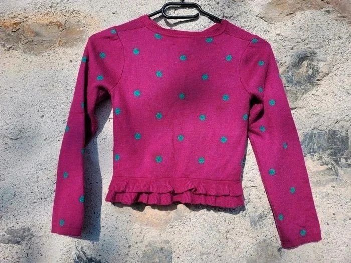 Kenzo Kids gilet tout doux, laine et angora, coloré, 8 ans - photo numéro 3