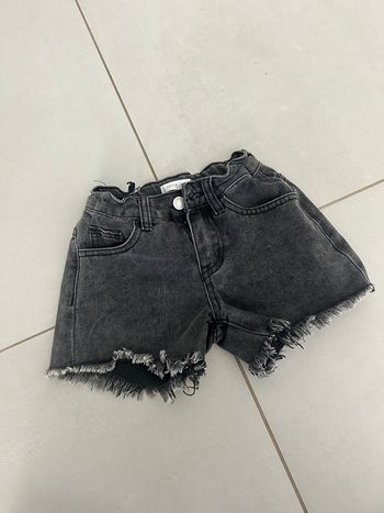 Short en jeans fille
