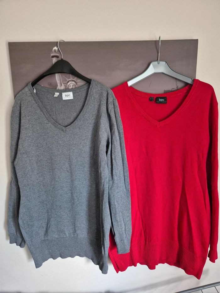 2 pulls femme taille 42/44