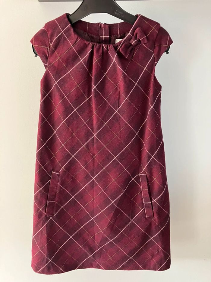 Robe bordeaux H et M 8-9 ans