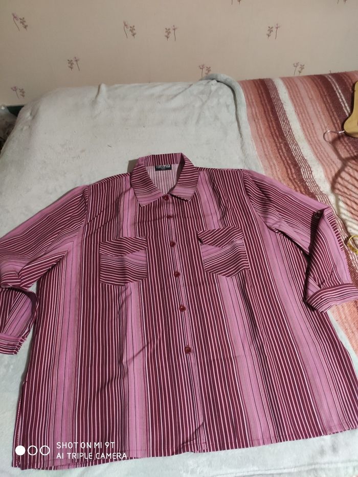 Chemise manches longues femme taille 54/56 - photo numéro 2