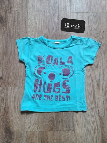 T-shirt fille 18 mois