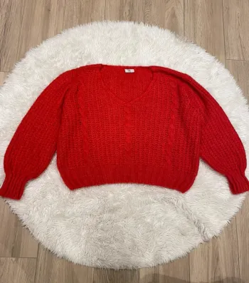 Pull en maille épaisse mohair et laine