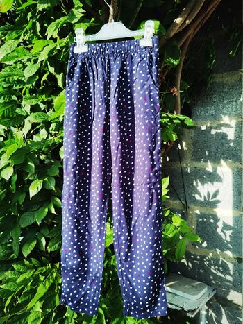 D1706 - pantalon fluide fille 8 ans