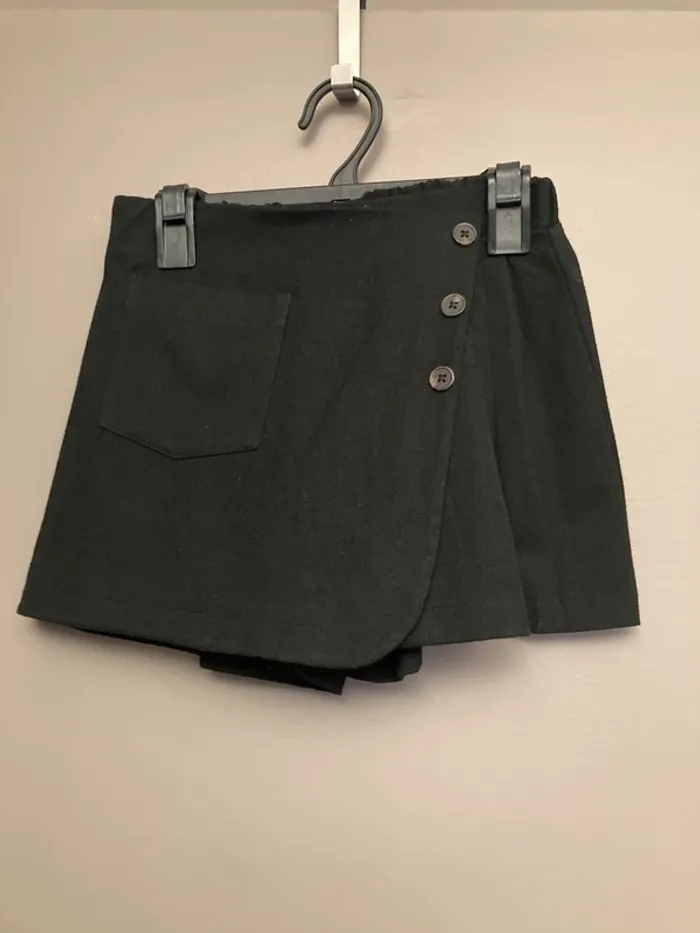 Kiabi jupe short noire 10 ans