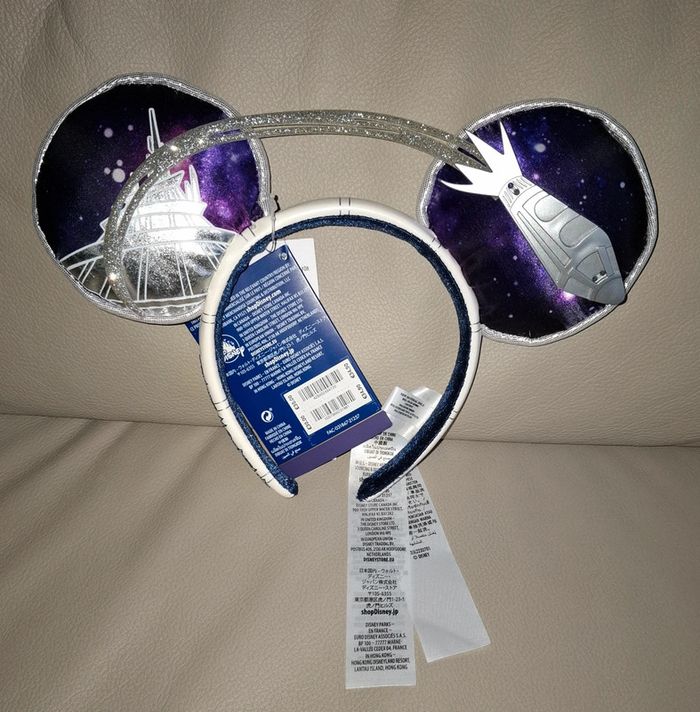 Serre-tête oreille de mickey diadème ears space mountain disney - photo numéro 2