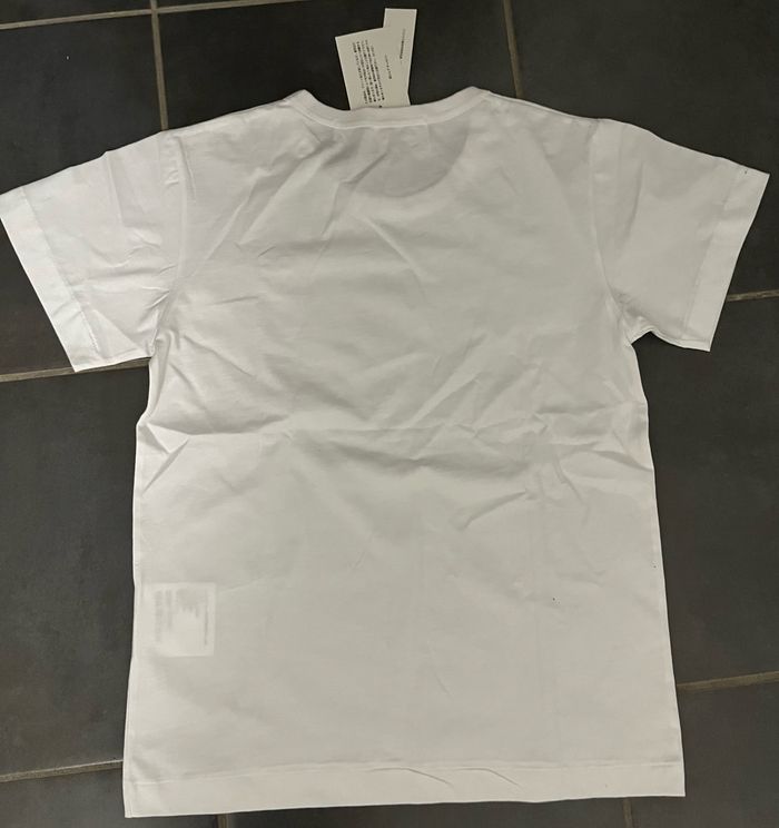 t-shirt comme des garçons blanc - photo numéro 2