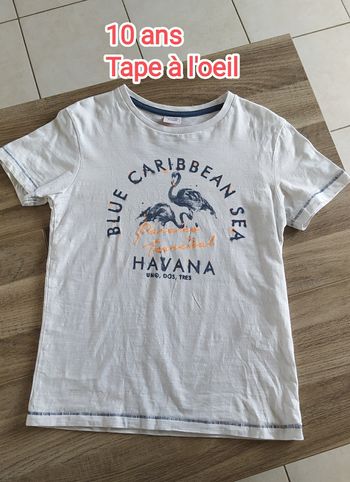 Tee shirt manches courtes 10 ans Tape à l'oeil