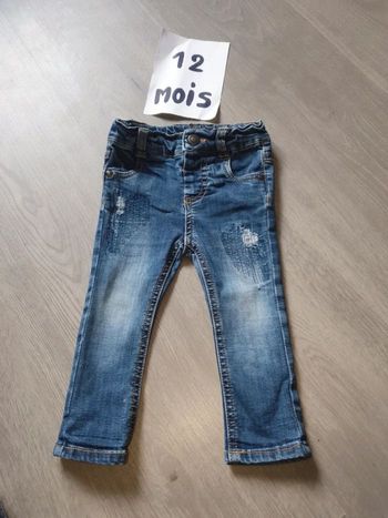 Pantalon jeans slim 12mois