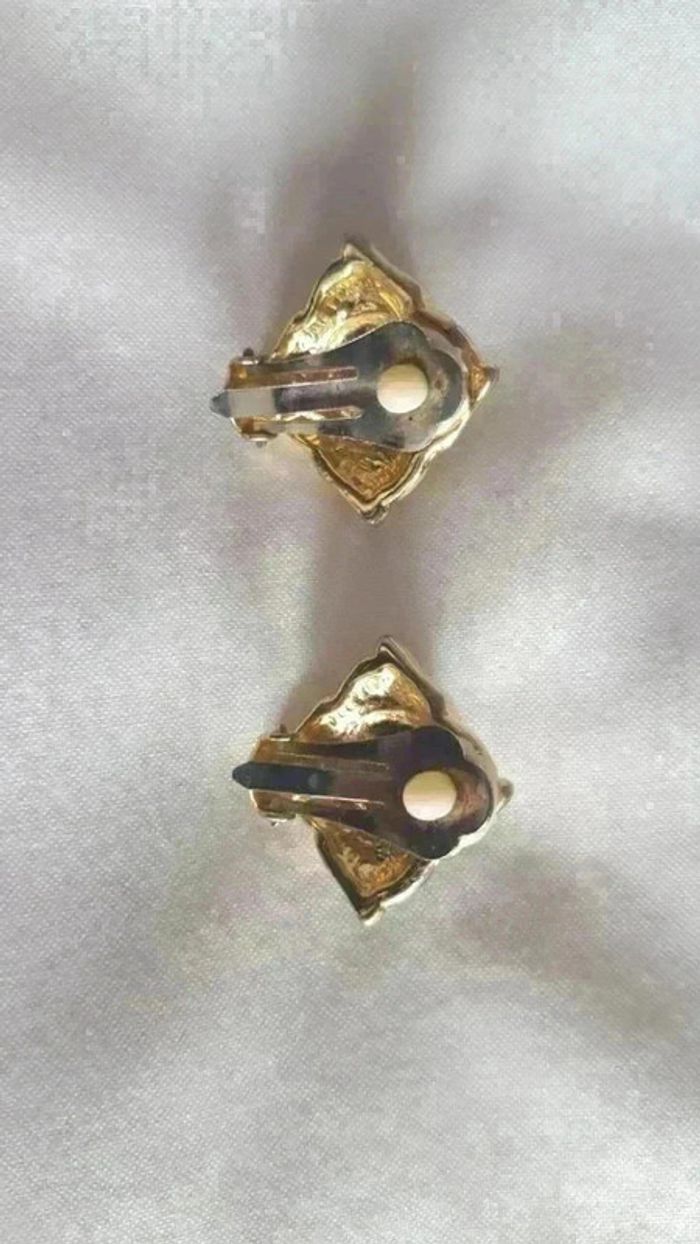 Boucles d'oreilles vintage - photo numéro 4