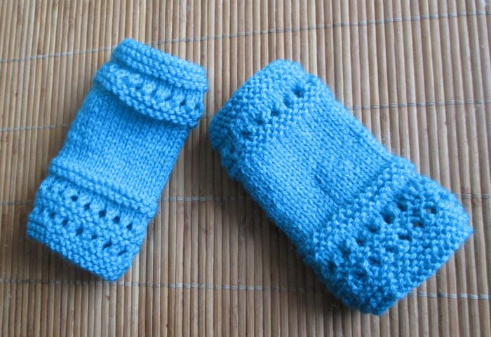 Mitaines fille tricot - photo numéro 3