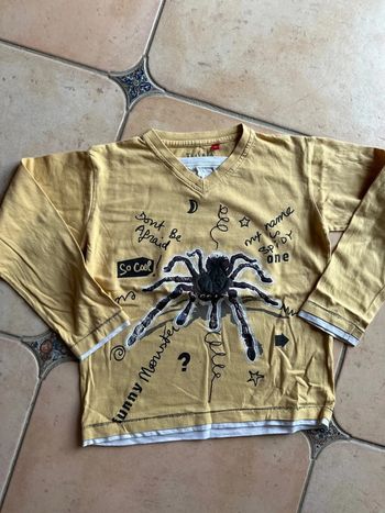 Tee shirt manches longues garçon 8 ans tissaia