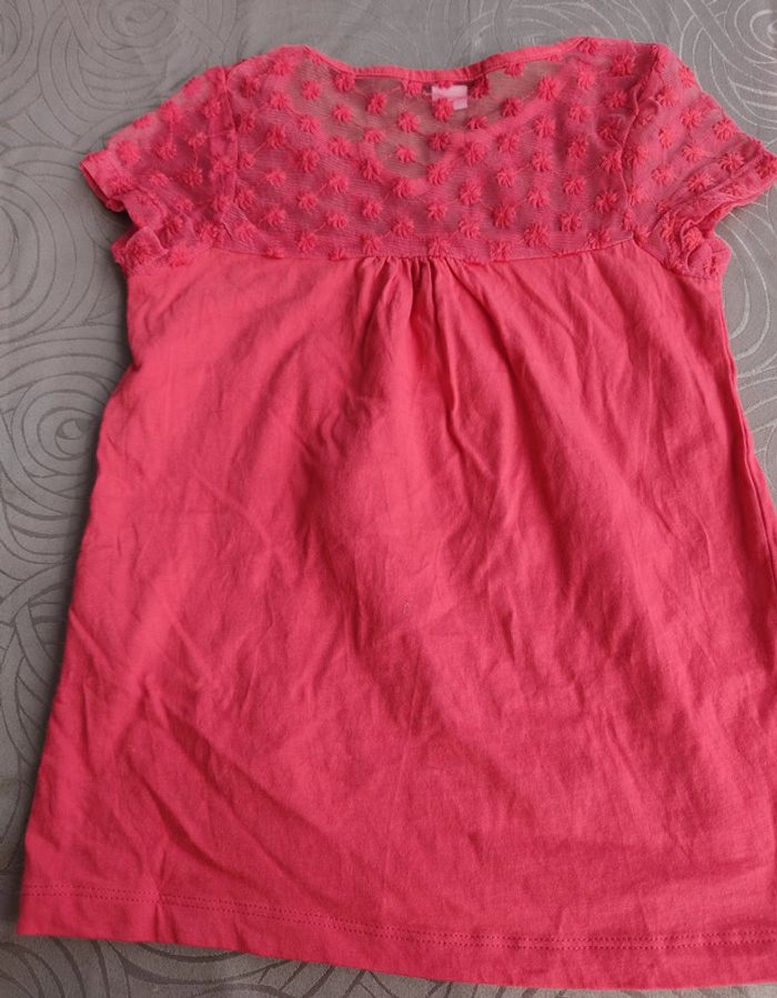 Tee-shirt dentelle 8 ans - photo numéro 4