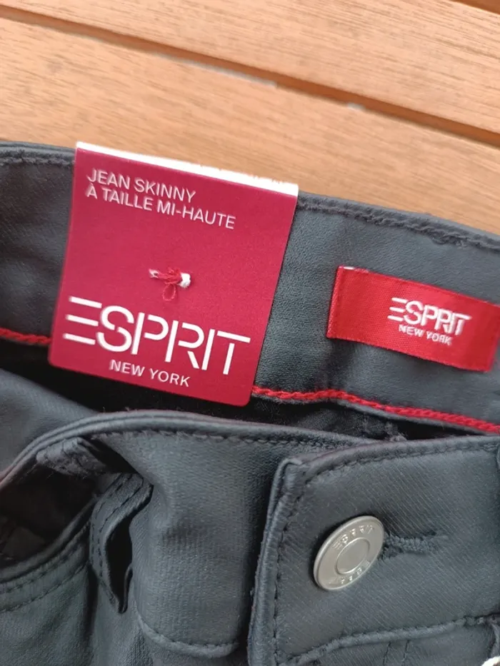 Jeans noir femme esprit taille w25l32 - photo numéro 4