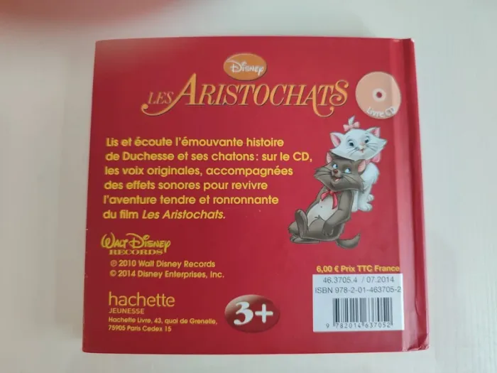 Les Aristochats livre+ CD - photo numéro 6