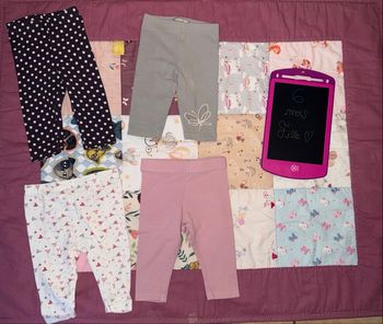 Lot de 4 leggings fins fille - T6mois - Marques diverses 