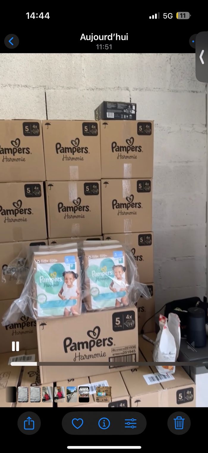 Couche Pampers harmonie