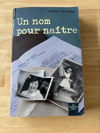 Livre Un Nom pour Naître – Rozenn Monereau – Bon État