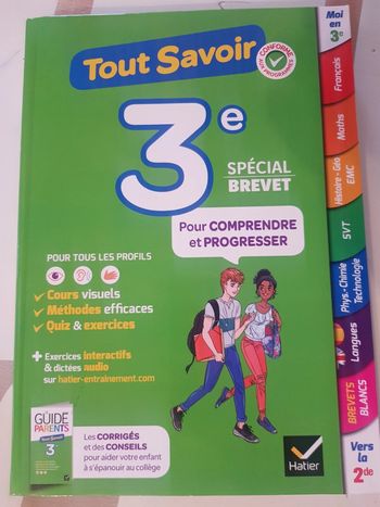 Tout savoir 3eme