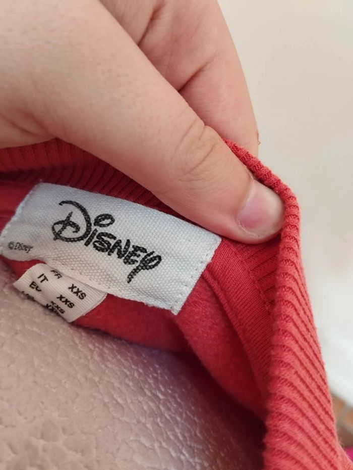 Sweat rouge Disney Taille XXS - photo numéro 2