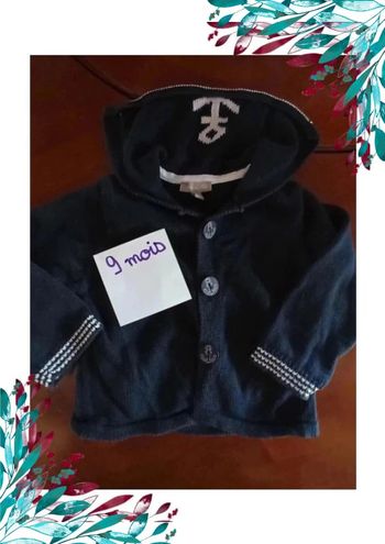 Gilet grain de blé 9 mois