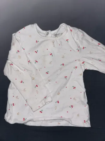 T-shirt manches longues Cerise