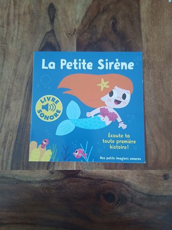 Livre sonore la petite sirène 