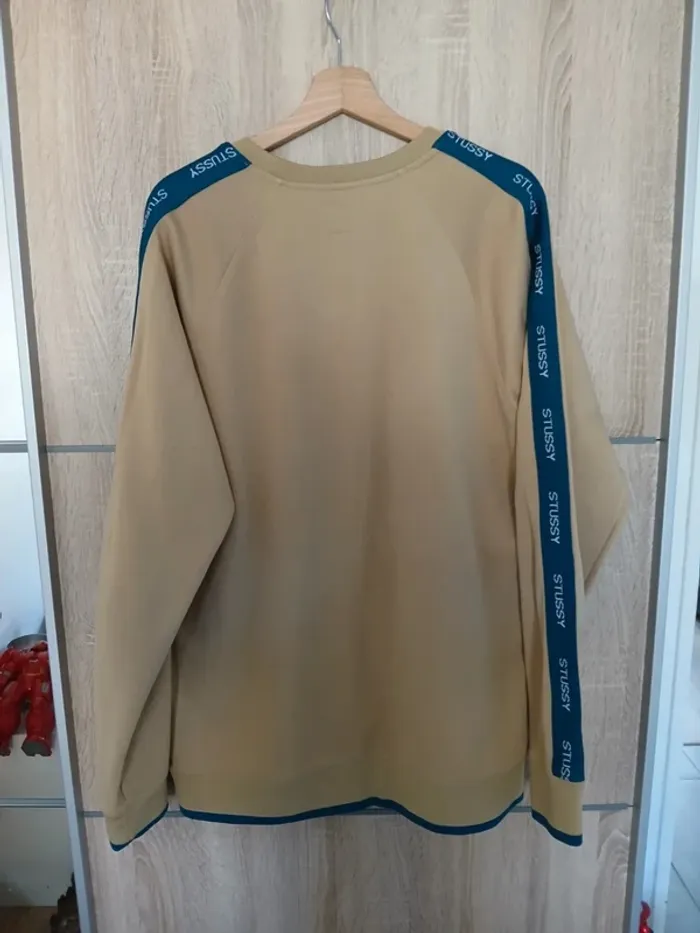 Sweat stüssy beige vert foncé XL - photo numéro 7