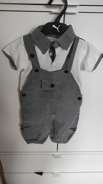 Ensemble polo+ salopette short
