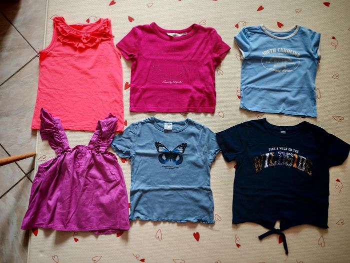 Lot de tee shirt fille taille 8/ 10ans - photo numéro 2