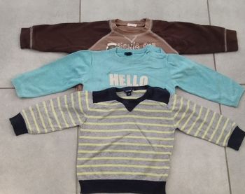Lot de 3 pulls 2 ans