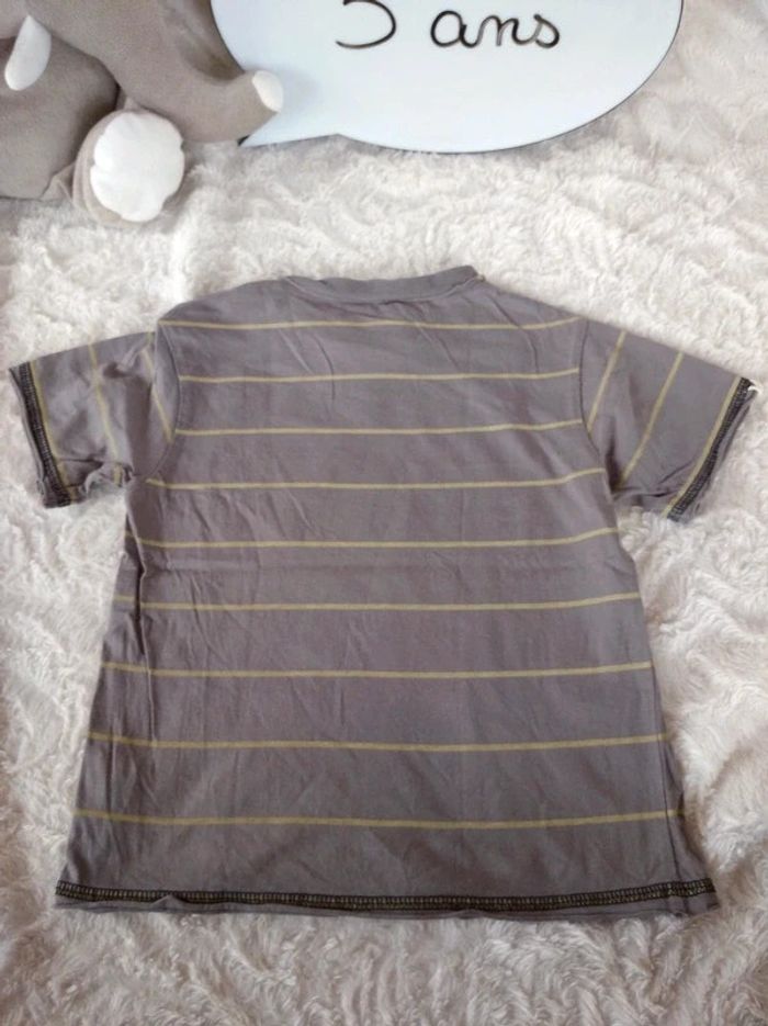 Tee shirt chemise manches courtes Garçon 3 ans Kid Kanai 100% coton - photo numéro 8