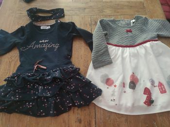2 robes hiver 18 mois