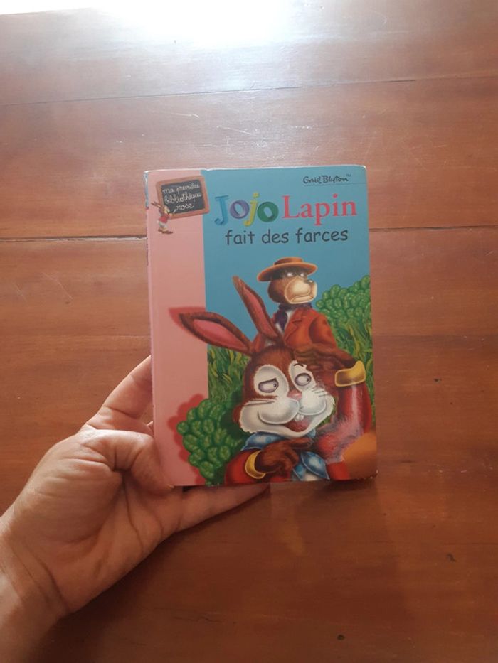 Livre enfants jojo lapin fait des farces